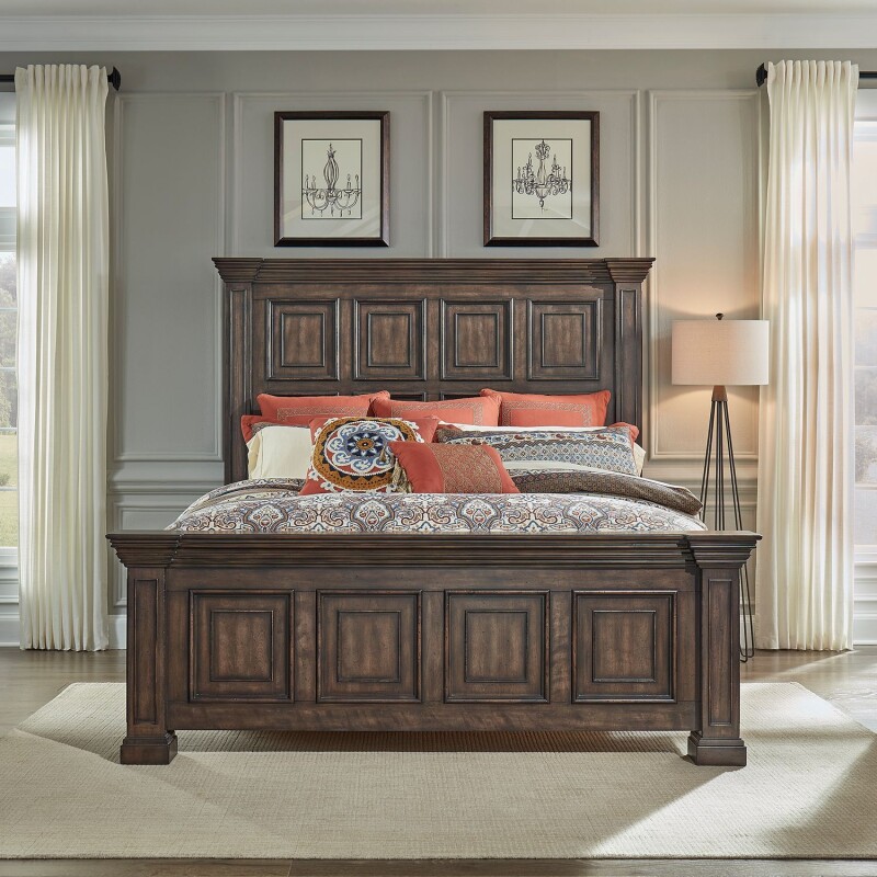 Big Valley King California Panel Bed 361BRCPB