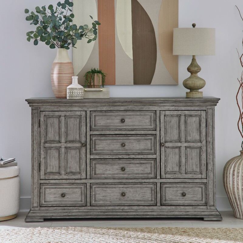 Big Valley 2 Door 6 Drawer Dresser 361GBR31