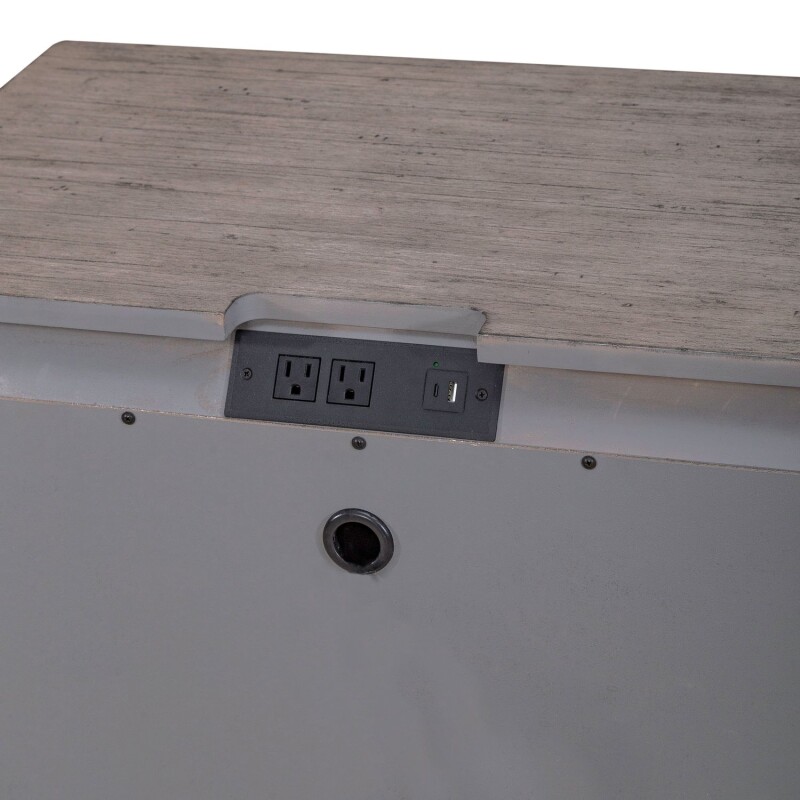 Big Valley 2 Drawer Night Stand w/ Charging Station 361GBR61
