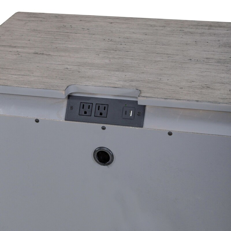 Big Valley 2 Drawer Night Stand w/ Charging Station 361GBR61