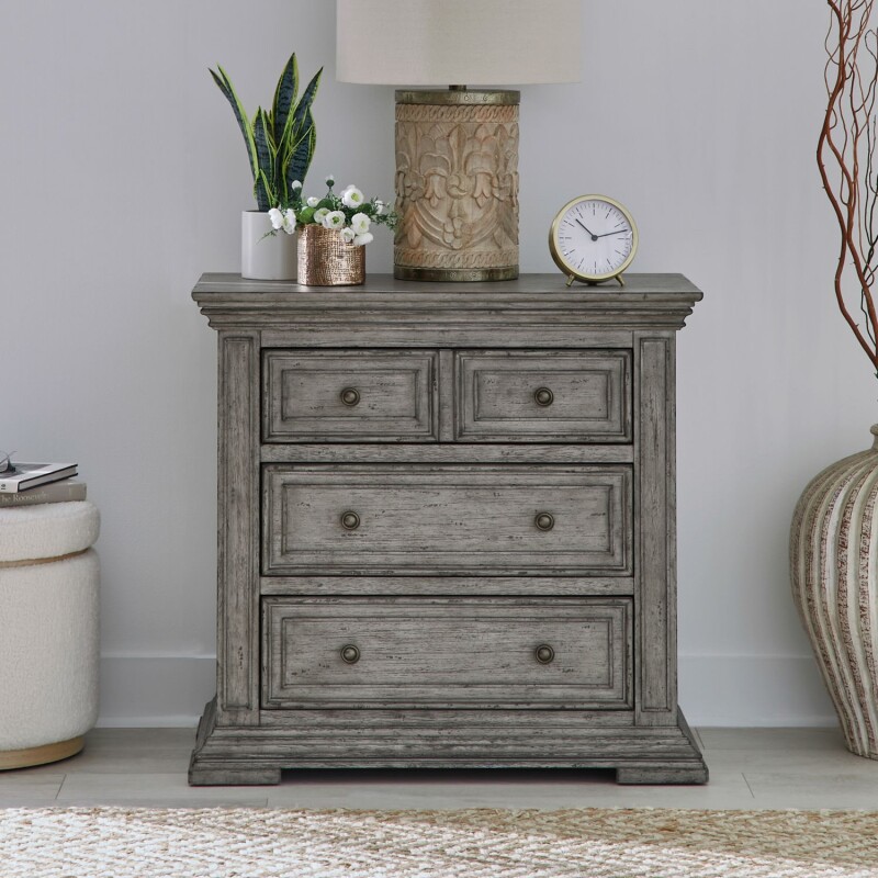 Big Valley Bedside Chest w/ Charging Station 361GBR62