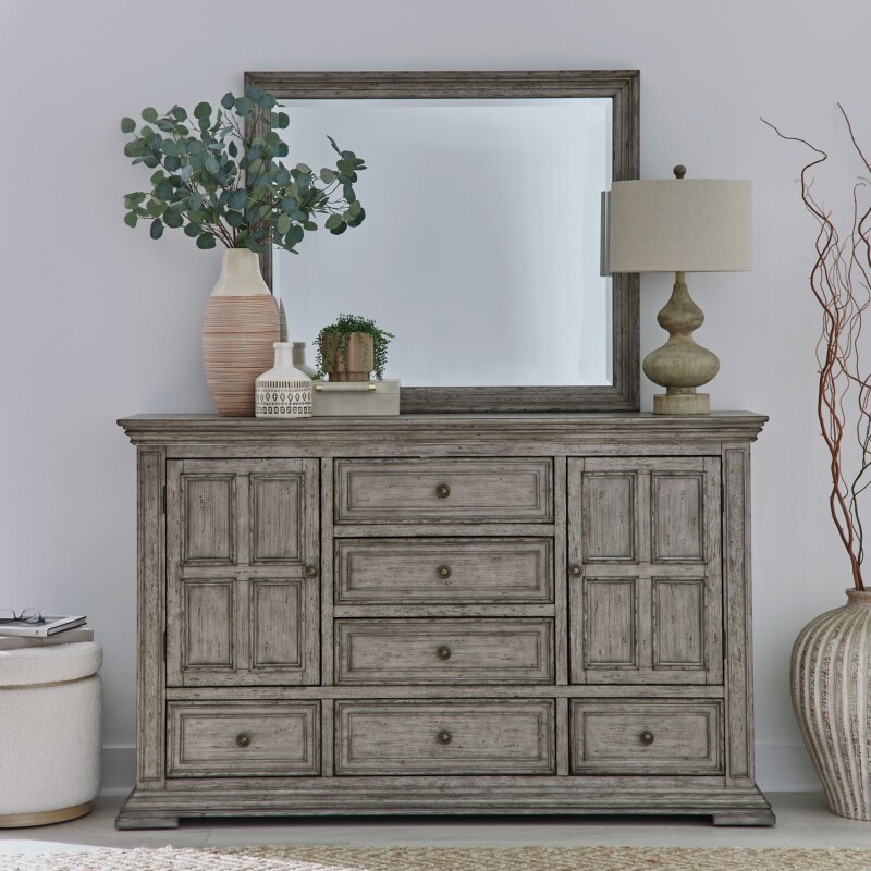 Big Valley Dresser & Mirror 361GBRDM