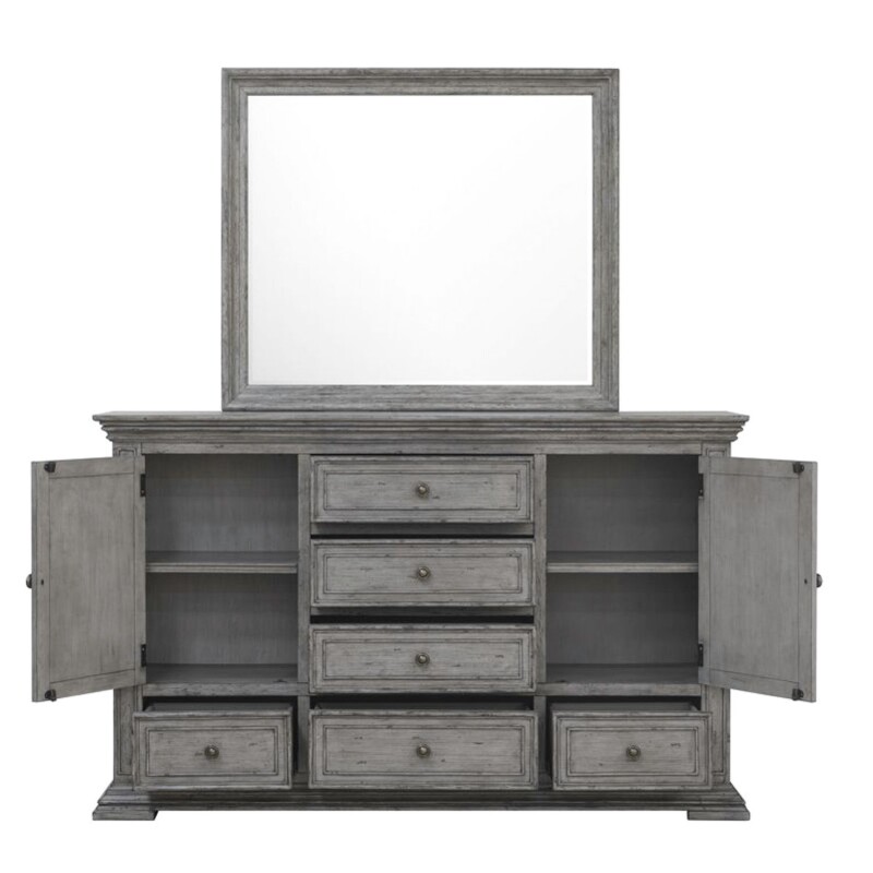 Big Valley Dresser & Mirror 361GBRDM