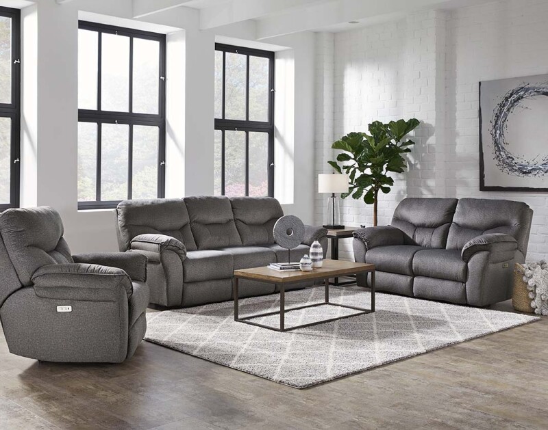 Power Play Double Reclining Loveseat with Console & Hidden Cupholders 36328