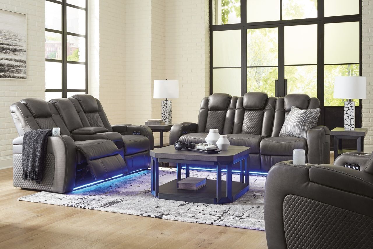 Fyne-Dyme Power Recliner In Shadow 3660213