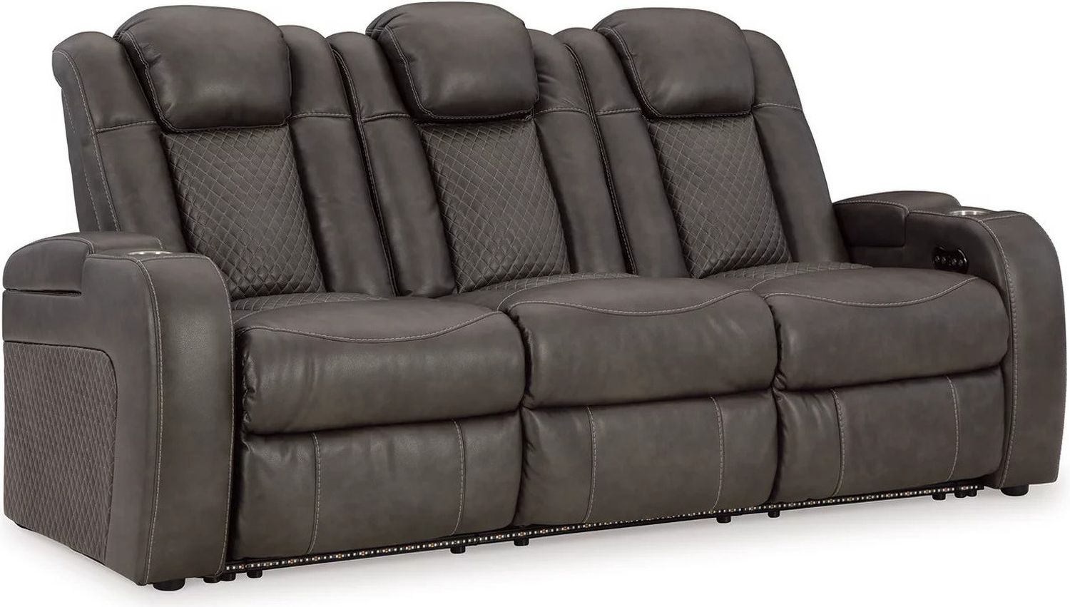 Fyne-Dyme Power Reclining Living Room Set In Shadow 36602U1
