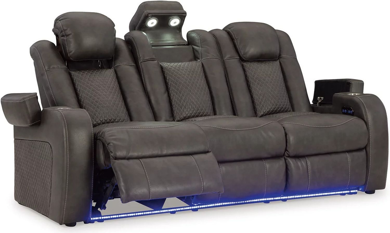 Fyne-Dyme Power Reclining Living Room Set In Shadow 36602U1