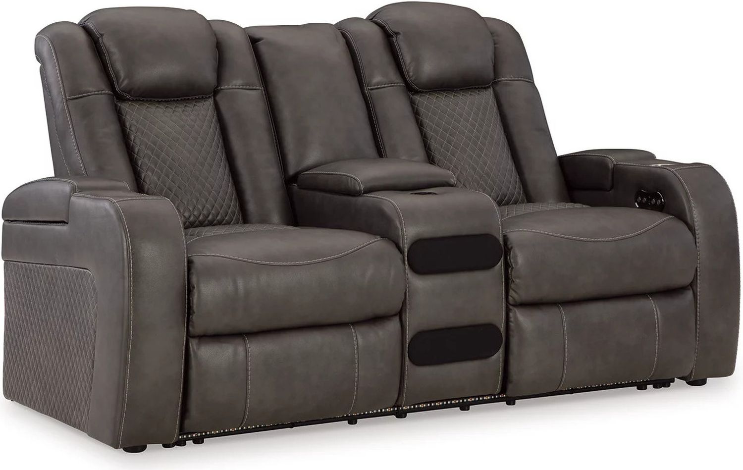 Fyne-Dyme Power Reclining Living Room Set In Shadow 36602U1