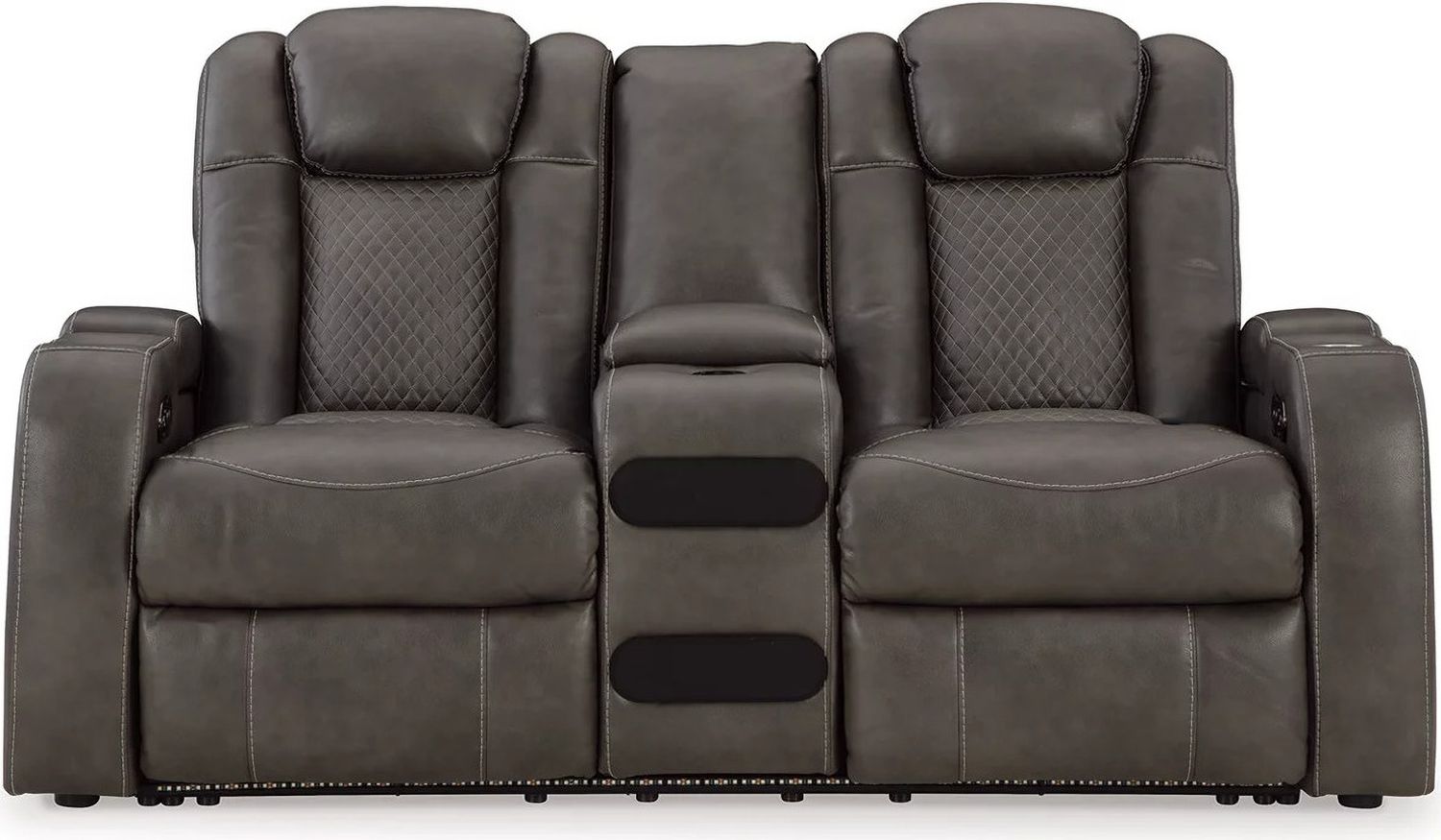 Fyne-Dyme Power Reclining Living Room Set In Shadow 36602U1