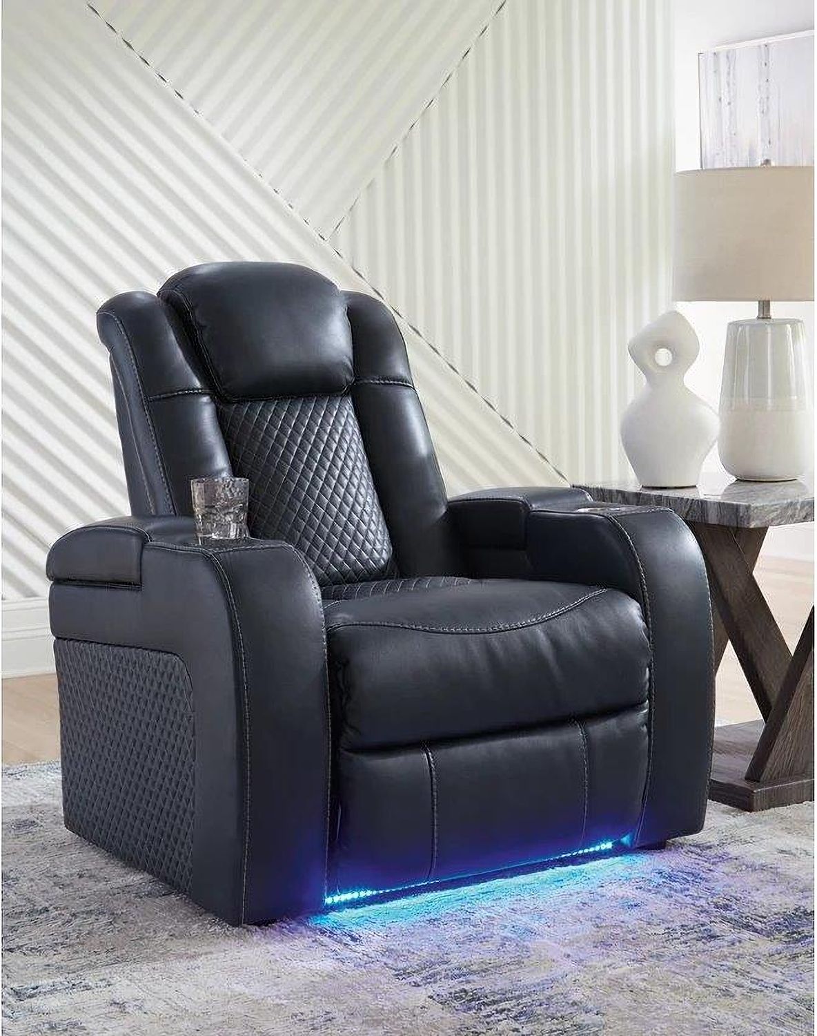 Fyne-Dyme Power Recliner In Sapphire 3660313