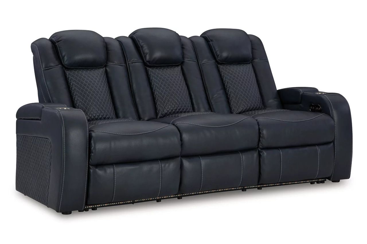Fyne-Dyme Power Reclining Living Room Set In Sapphire 36603U1