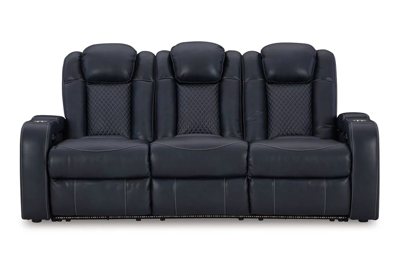 Fyne-Dyme Power Reclining Living Room Set In Sapphire 36603U1