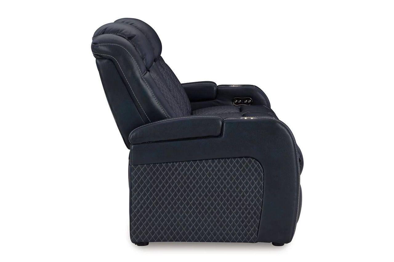 Fyne-Dyme Power Reclining Living Room Set In Sapphire 36603U1