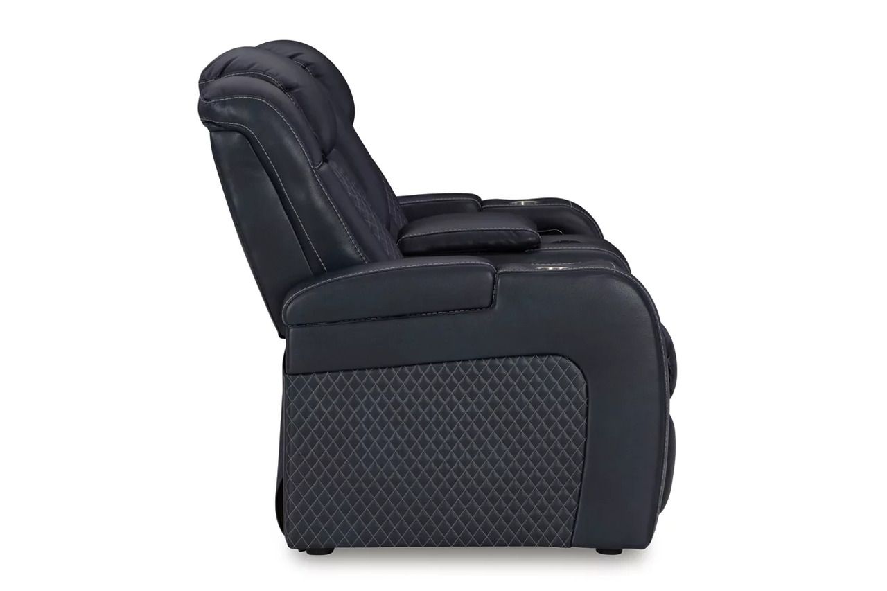 Fyne-Dyme Power Reclining Living Room Set In Sapphire 36603U1
