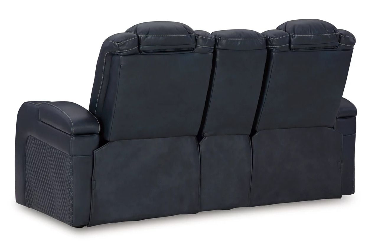 Fyne-Dyme Power Reclining Living Room Set In Sapphire 36603U1