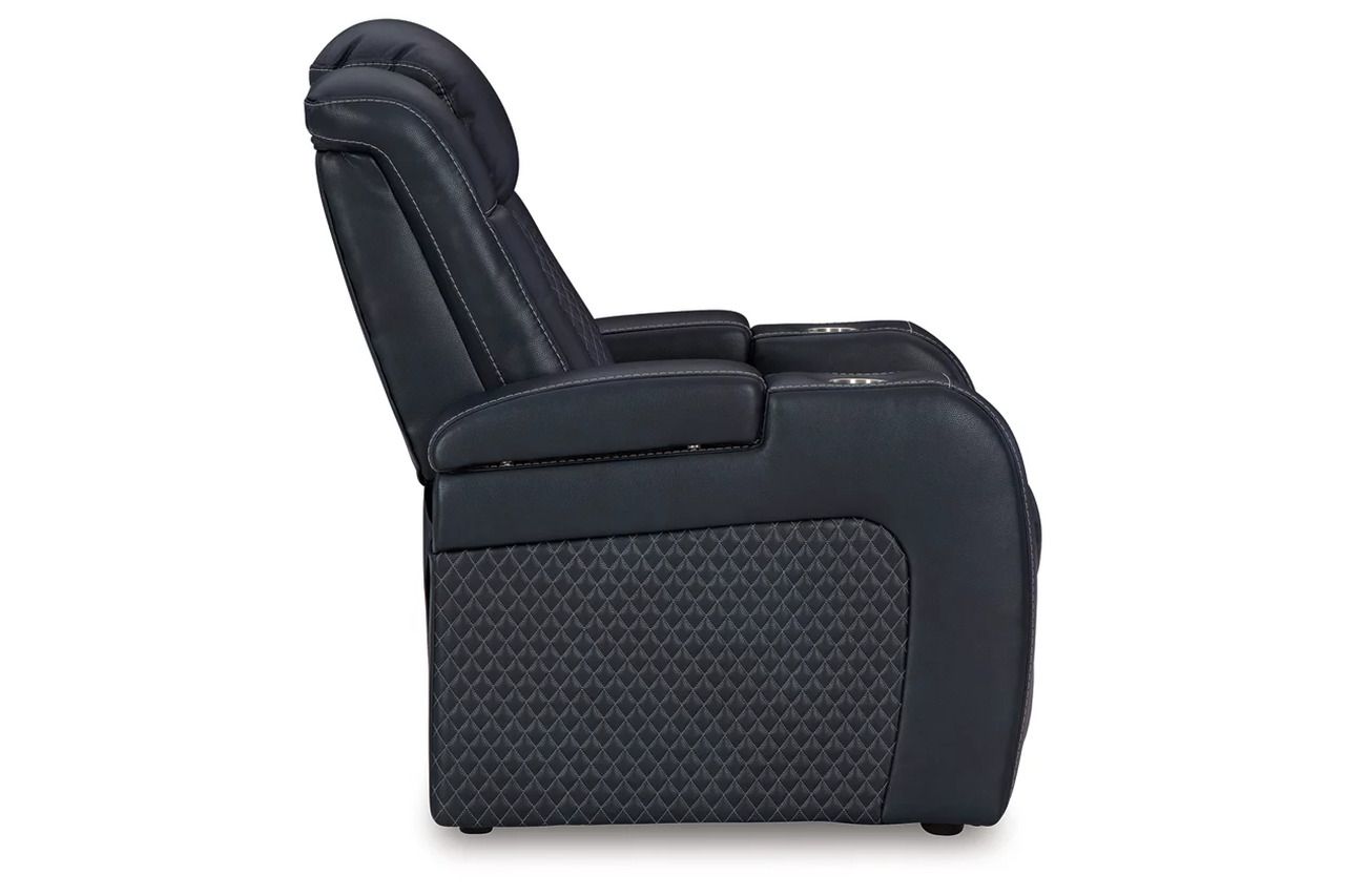 Fyne-Dyme Power Reclining Living Room Set In Sapphire 36603U1