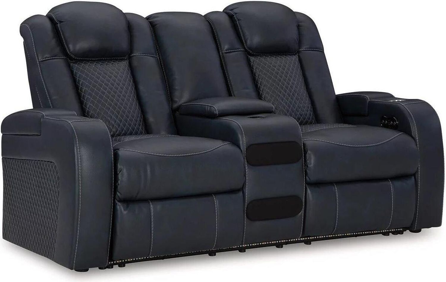 Fyne-Dyme Power Reclining Living Room Set In Sapphire 36603U1