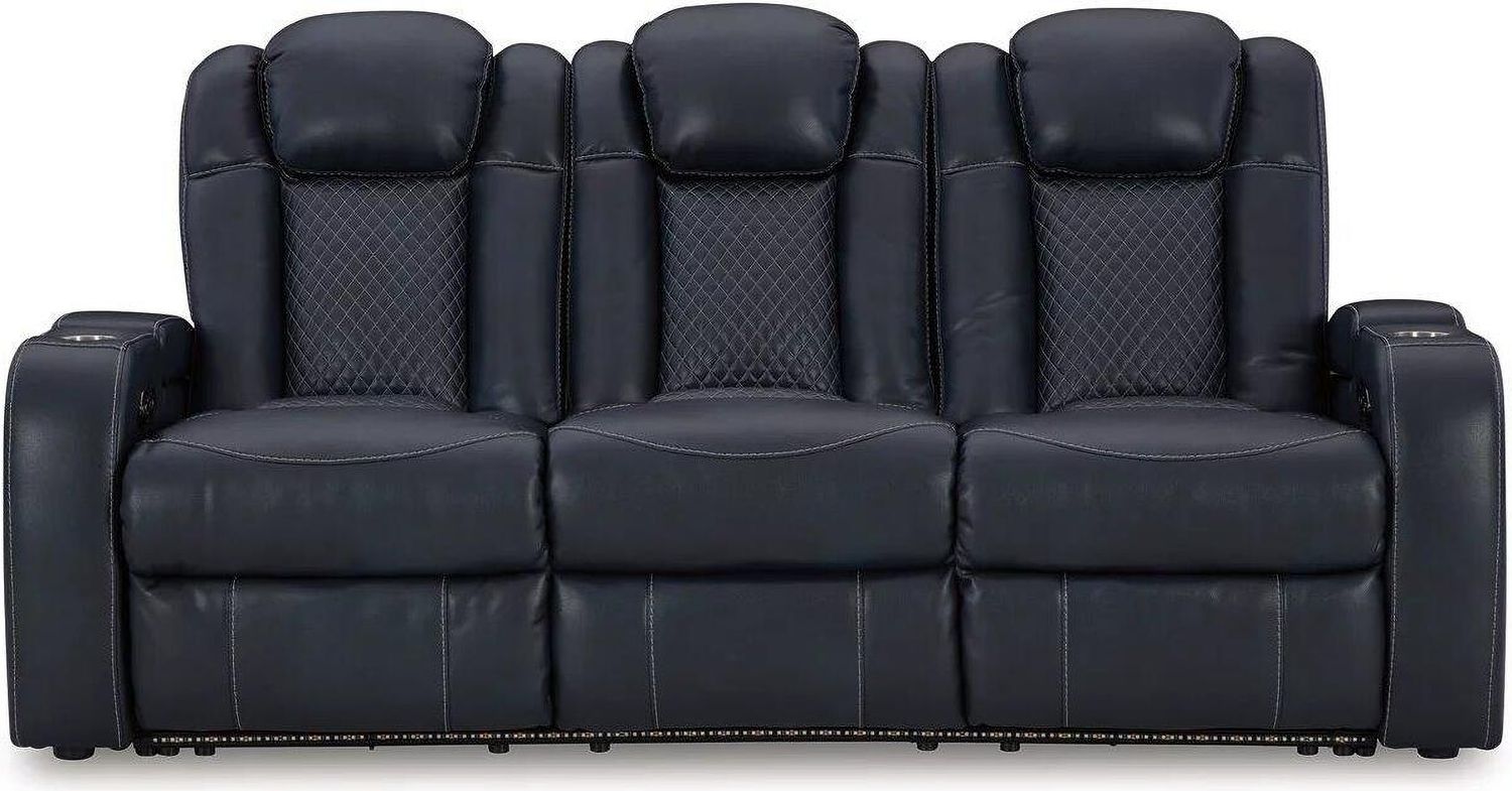 Fyne-Dyme Power Reclining Living Room Set In Sapphire 36603U1