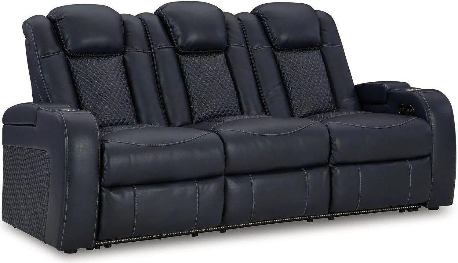 Fyne-Dyme Power Reclining Living Room Set In Sapphire 36603U1