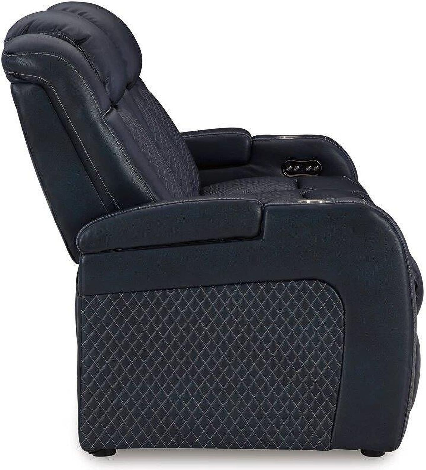 Fyne-Dyme Power Reclining Living Room Set In Sapphire 36603U1