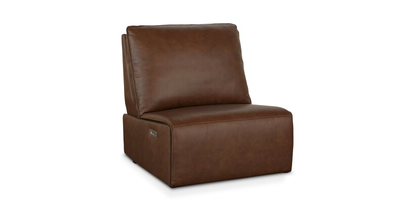 Everett Leather Armless Zero Gravity Power Recliner 3662P02C
