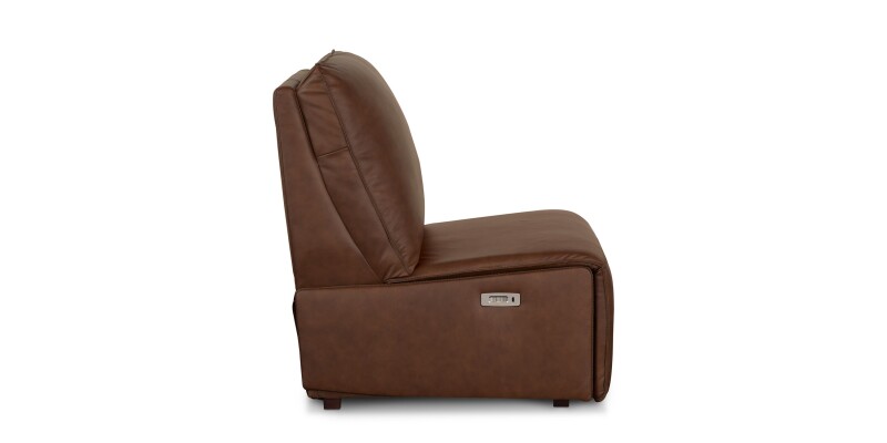 Everett Leather Armless Zero Gravity Power Recliner 3662P02C