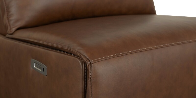 Everett Leather Armless Zero Gravity Power Recliner 3662P02C
