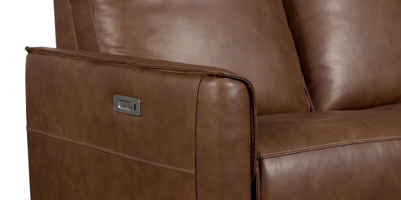 Everett Leather Reclining Sofa 3662P62C