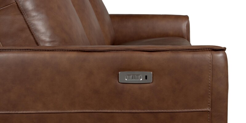 Everett Leather Reclining Sofa 3662P62C
