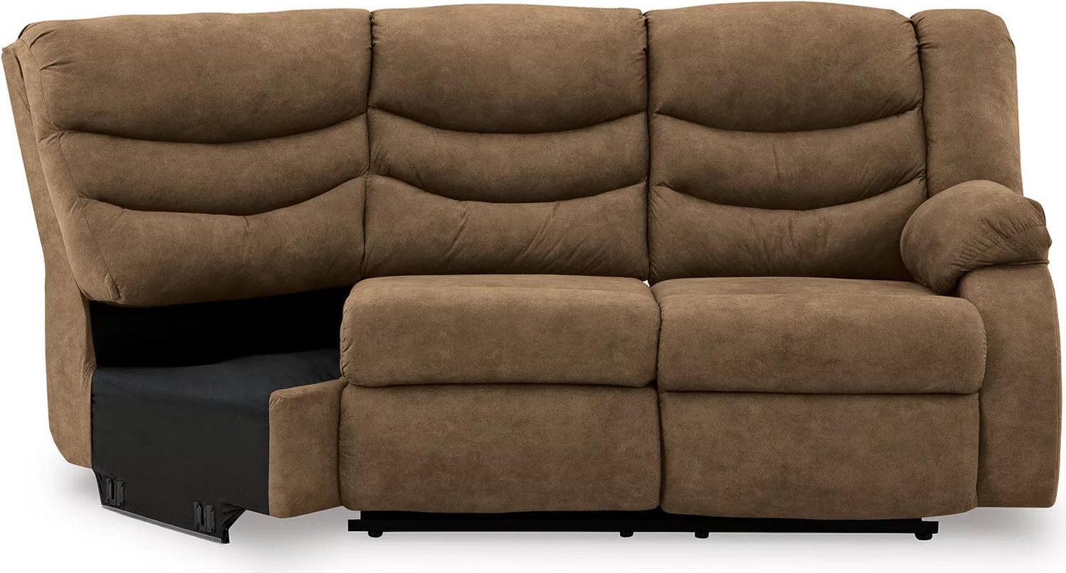Partymate 2-Piece Reclining Sectional with Console In Brindle 36902S1