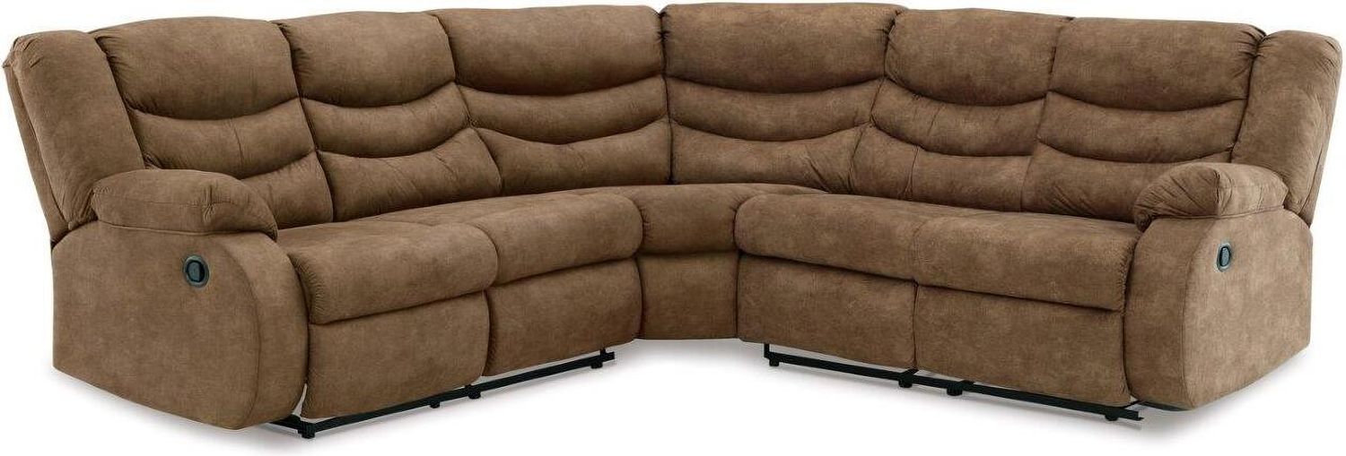 Partymate 2-Piece Reclining Sectional In Brindle 36902S2