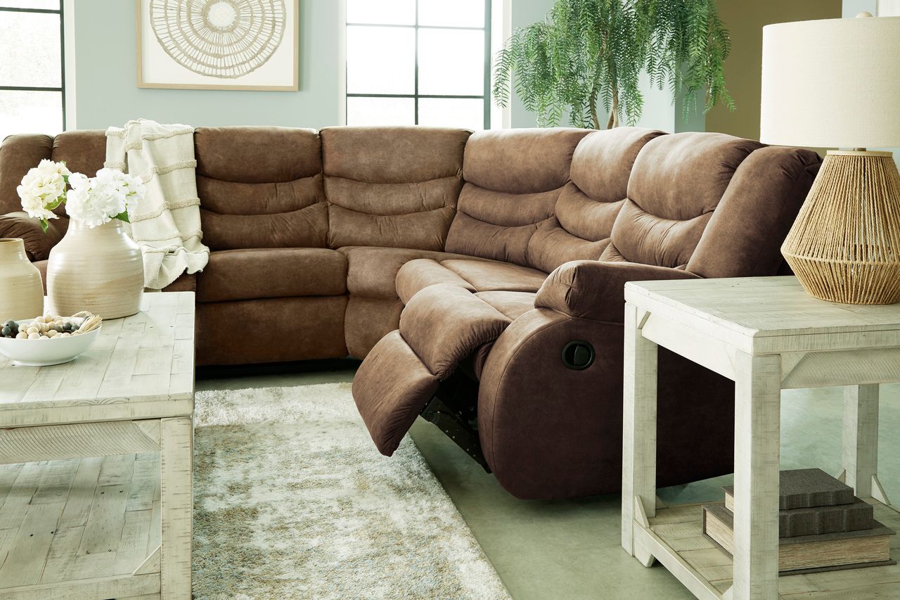 Partymate 2-Piece Reclining Sectional In Brindle 36902S2