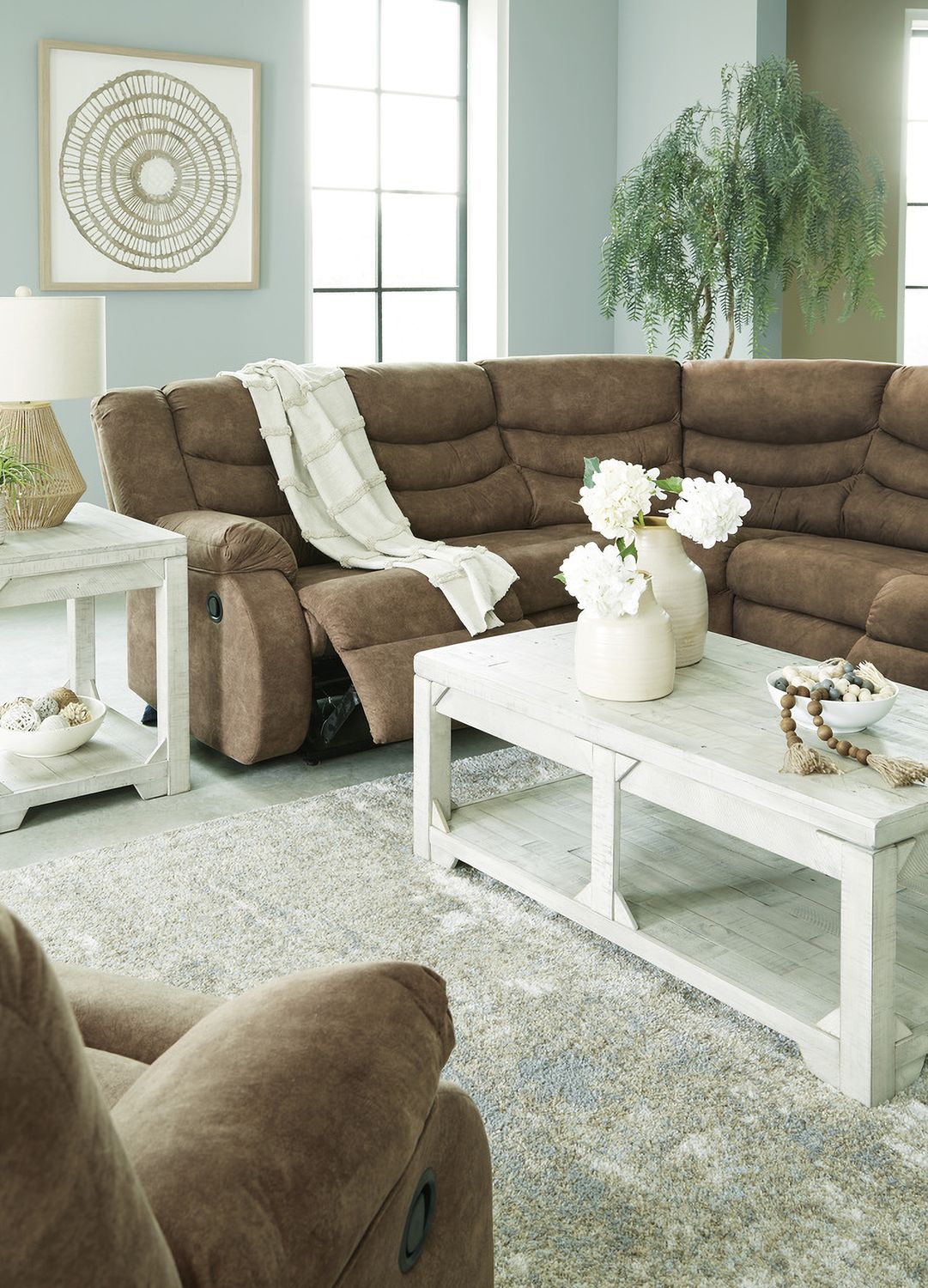 Partymate 2-Piece Reclining Sectional In Brindle 36902S2