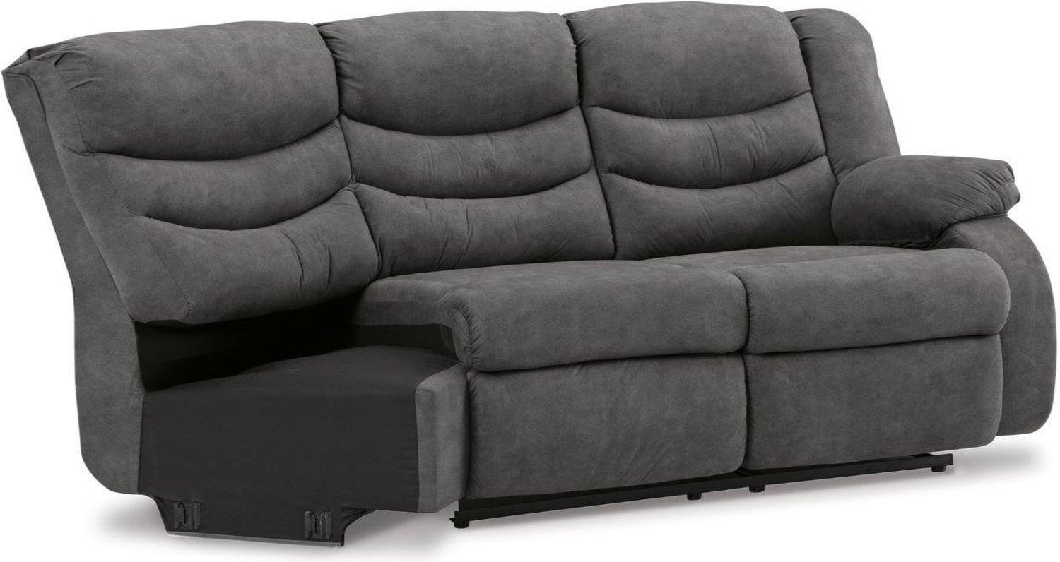 Partymate 2-Piece Reclining Sectional In Slate 36903S2