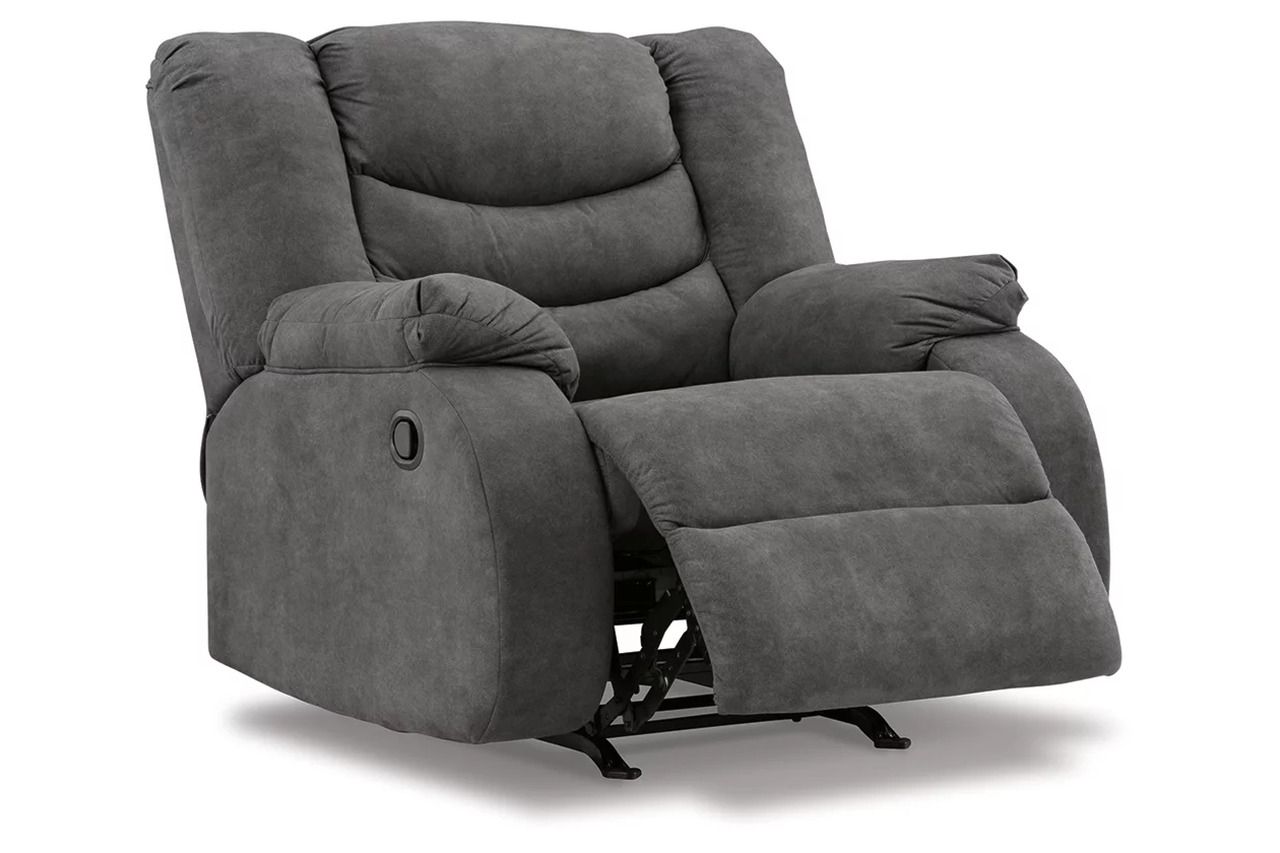Partymate 2-Piece Reclining Sectional In Slate 36903S2