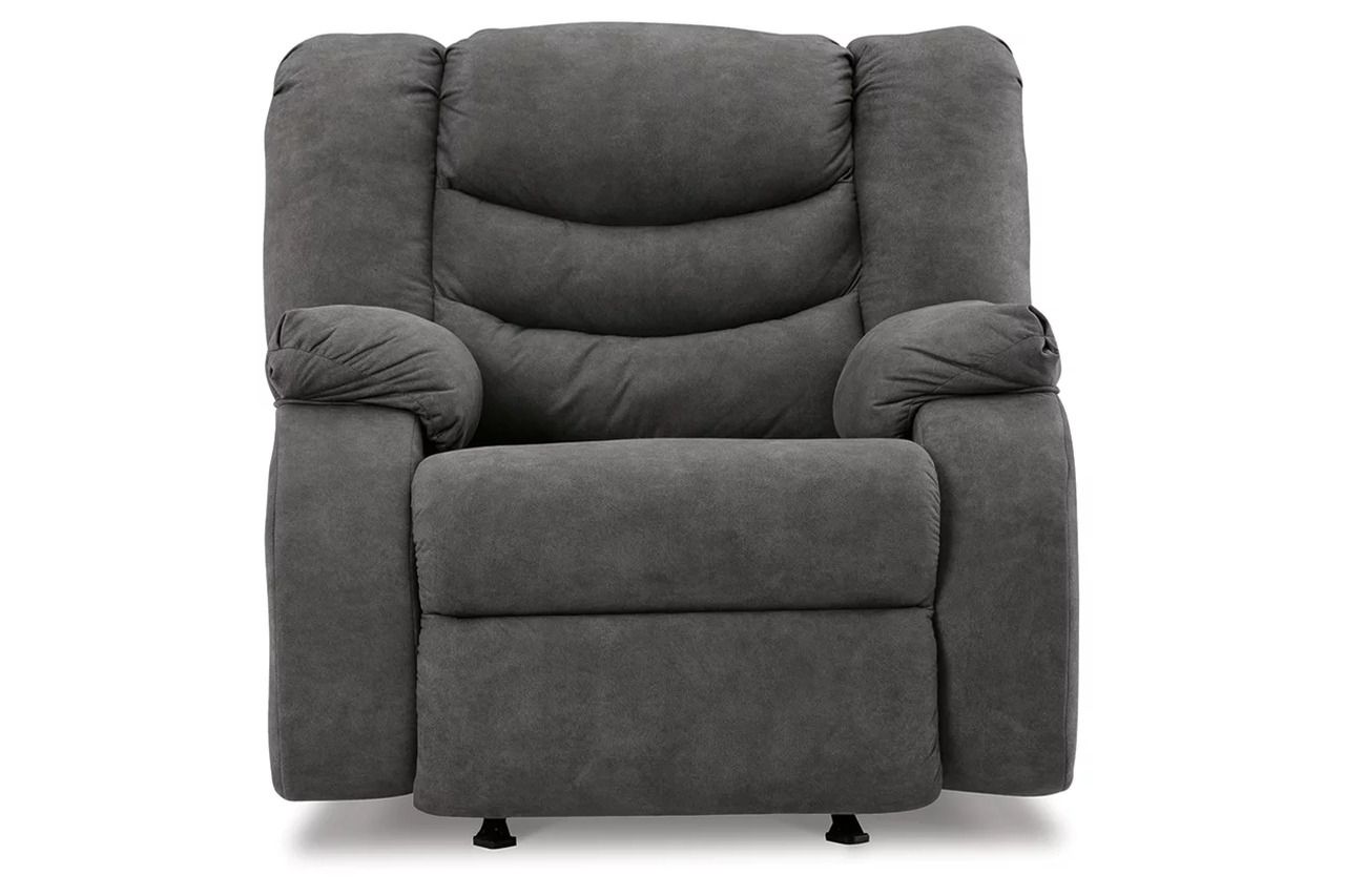 Partymate 2-Piece Reclining Sectional In Slate 36903S2