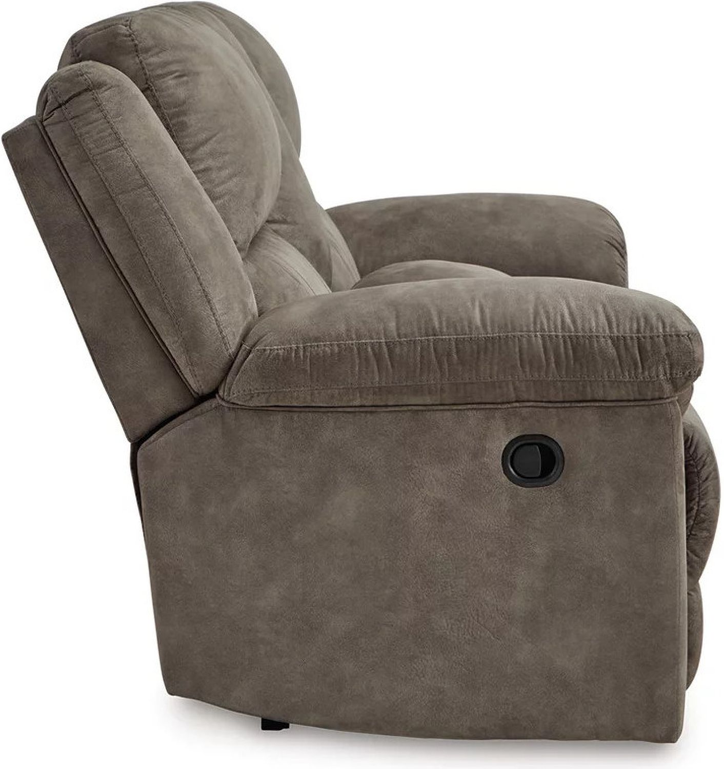Laresview Reclining Loveseat with Console In Fossil 3720394