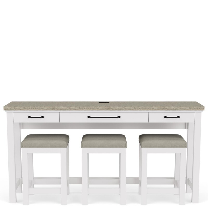 Cora Sofa Table W/3 Stools 37216