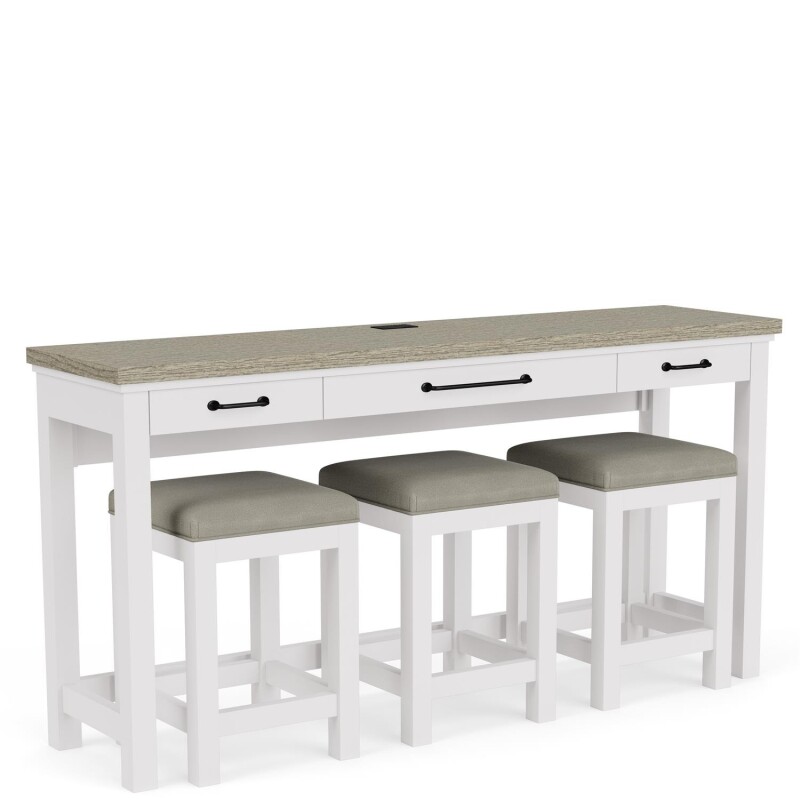 Cora Sofa Table W/3 Stools 37216