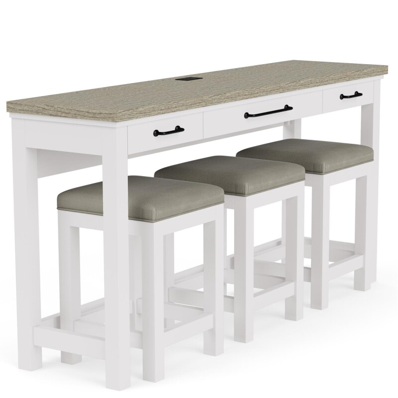 Cora Sofa Table W/3 Stools 37216