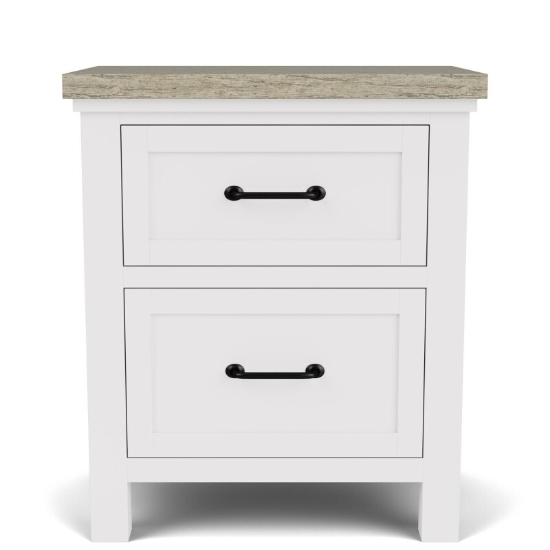 Cora 2-Drawer Nightstand 37299