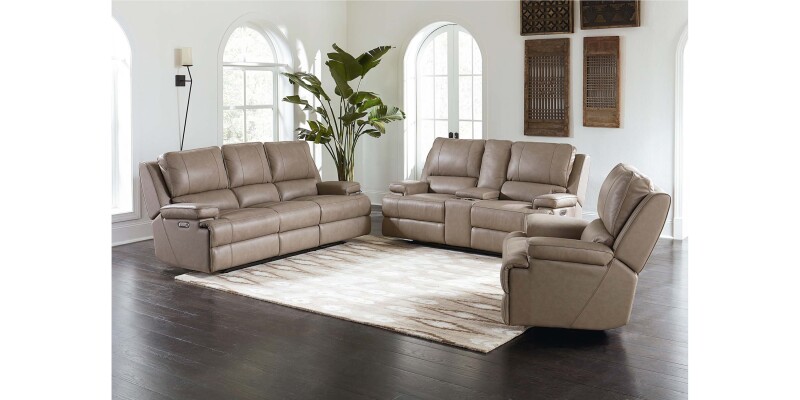 Parsons Leather Lay Flat Power Recliner 3729P0F