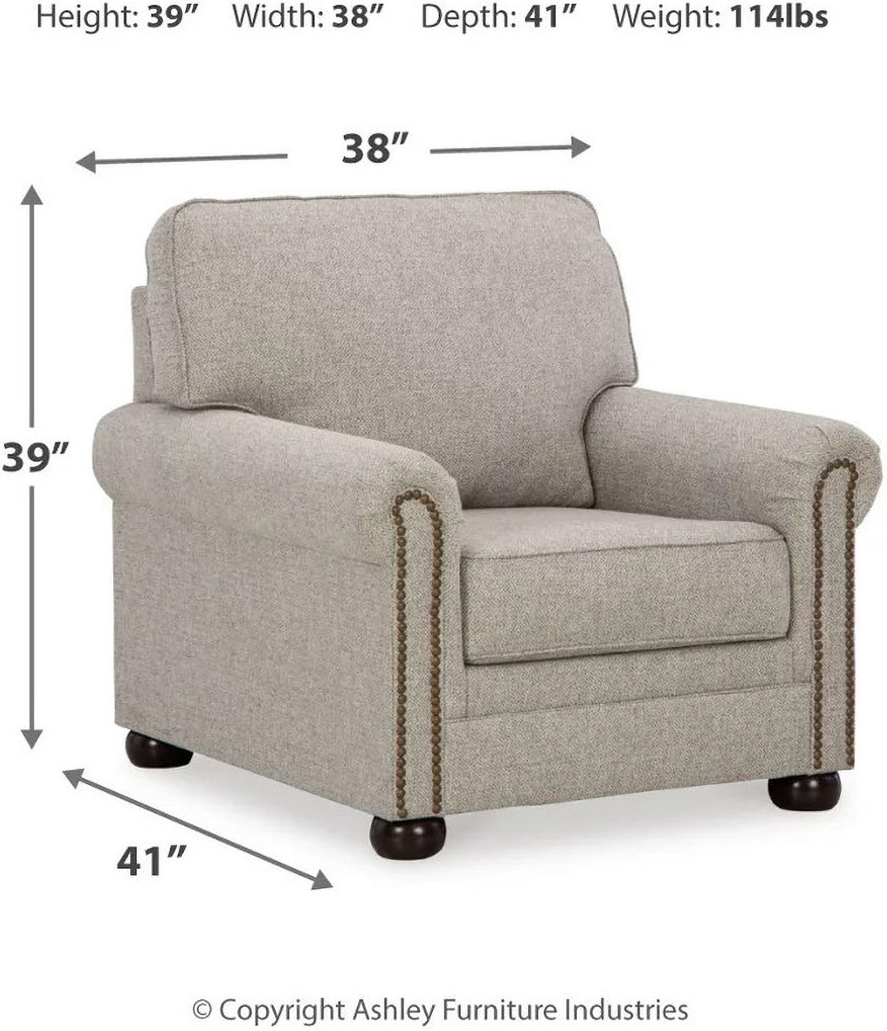 Gaelon Chair In Dune 3730720