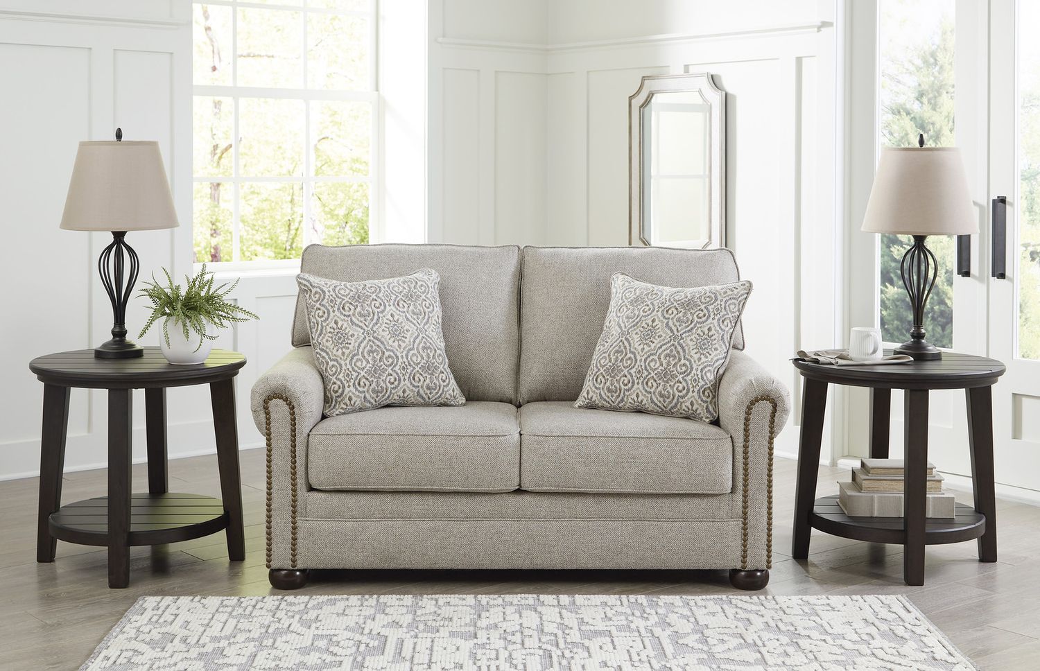 Gaelon Loveseat In Dune 3730735