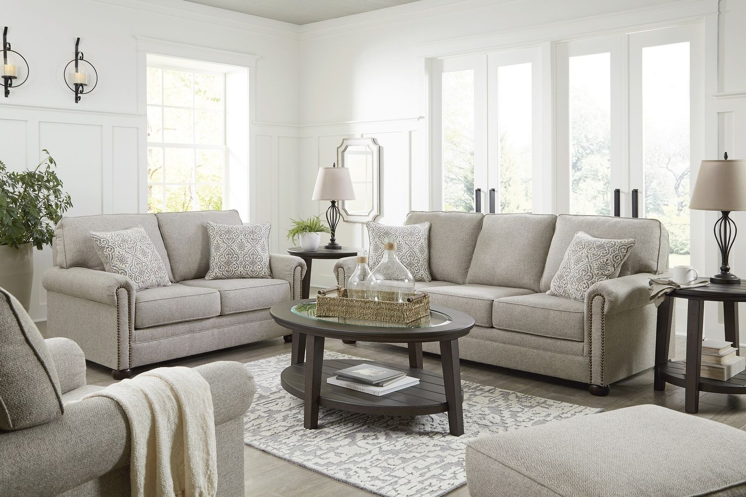 Gaelon Loveseat In Dune 3730735