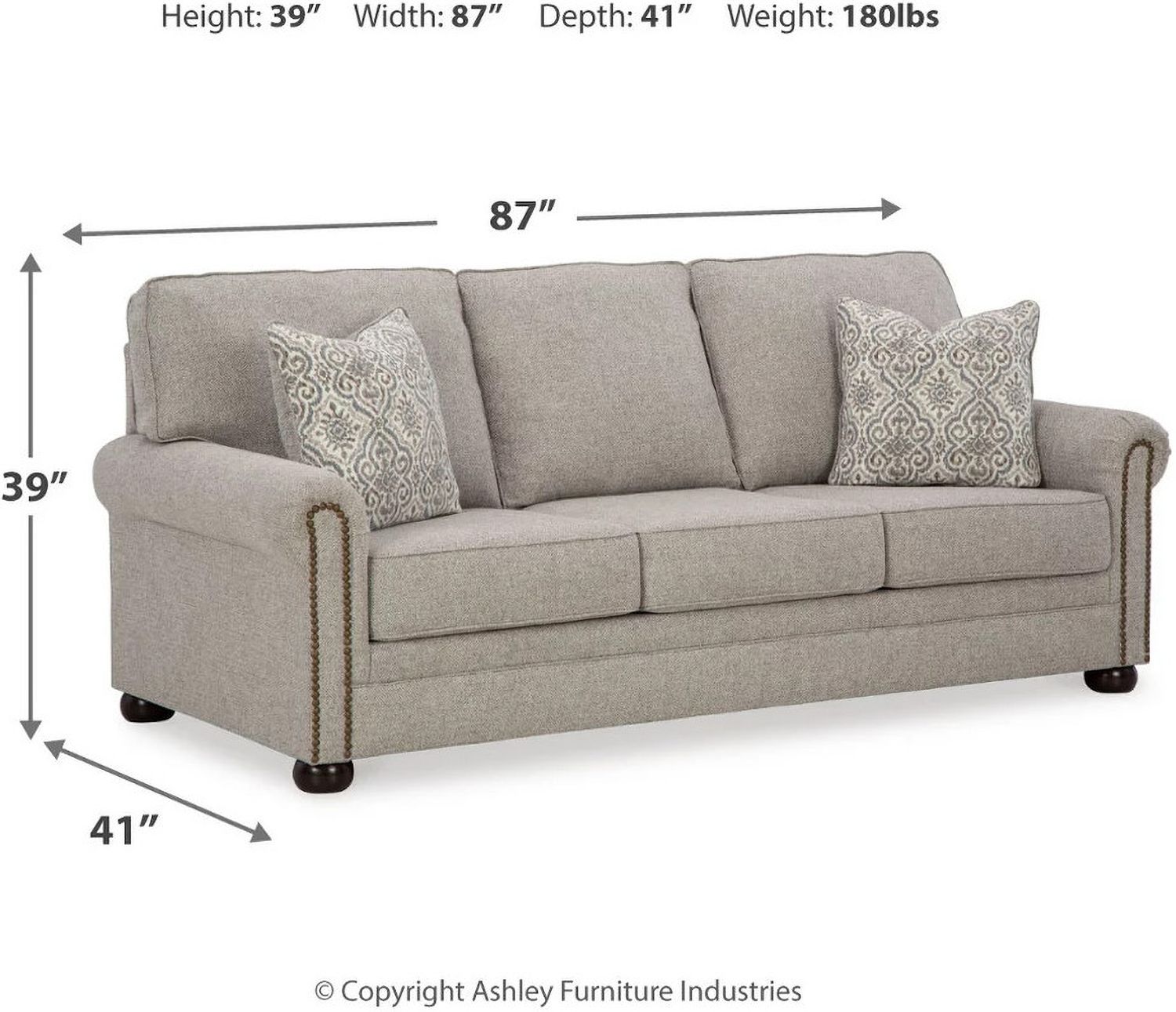 Gaelon Sofa In Dune 3730738