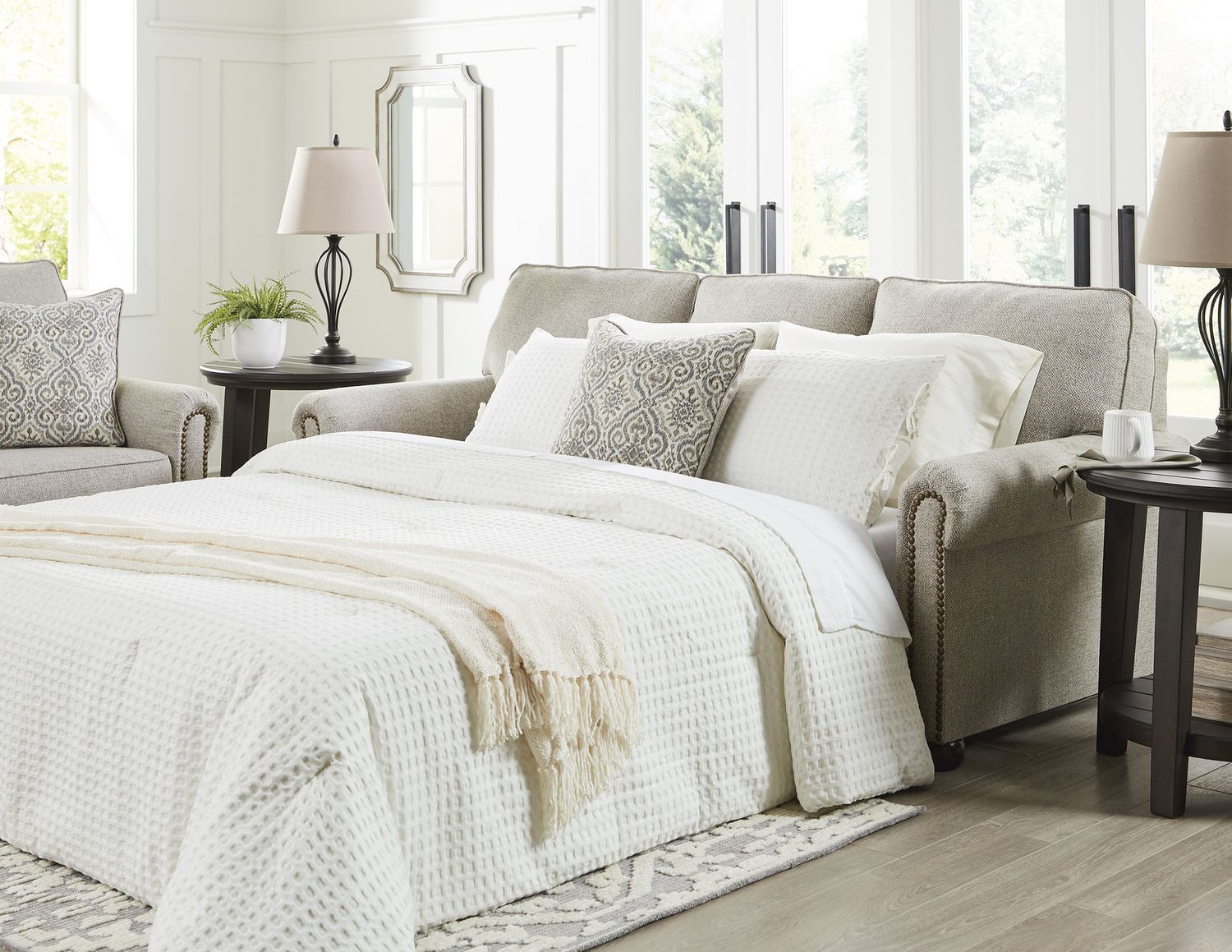Gaelon Queen Sofa Sleeper In Dune 3730739