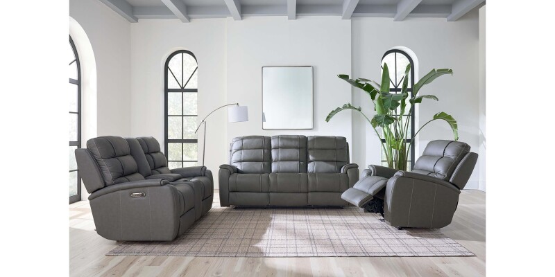 Wendell Leather Power Reclining Sofa 3732P62G