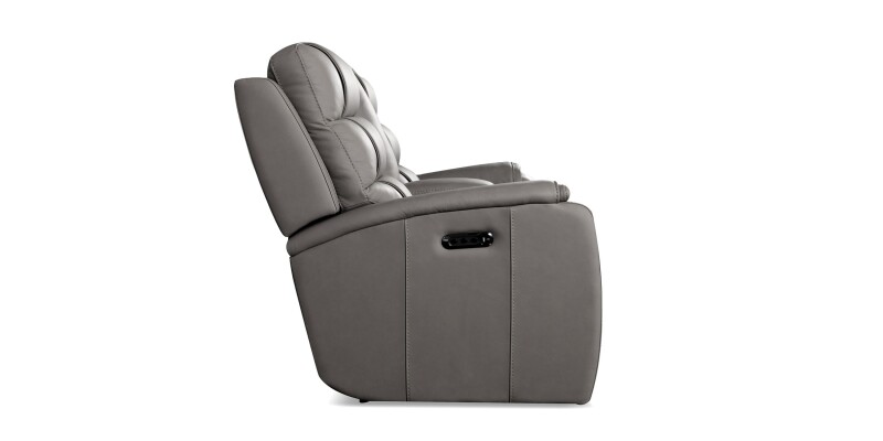 Wendell Leather Power Reclining Loveseat with Center Console 3732PC42G