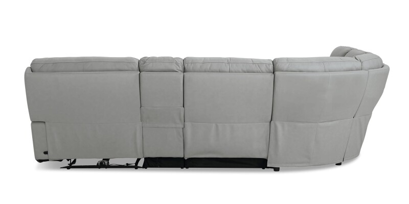 Fletcher Leather Power Reclining Sectional 3733MSECTG